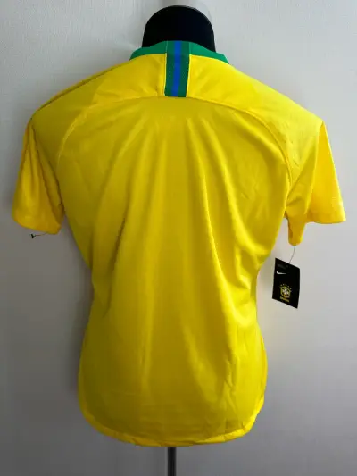 Camiseta de fútbol Brasil Nike amarilla - miniatura 2