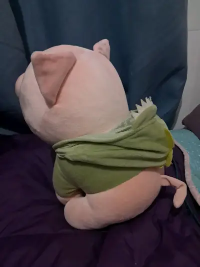 Peluche chanchito disfraz dinosaurio - miniatura 5
