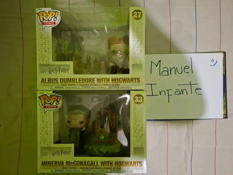 Figuras Funko Pop Harry Potter Albus Dumbledore y Minerva McGonagall