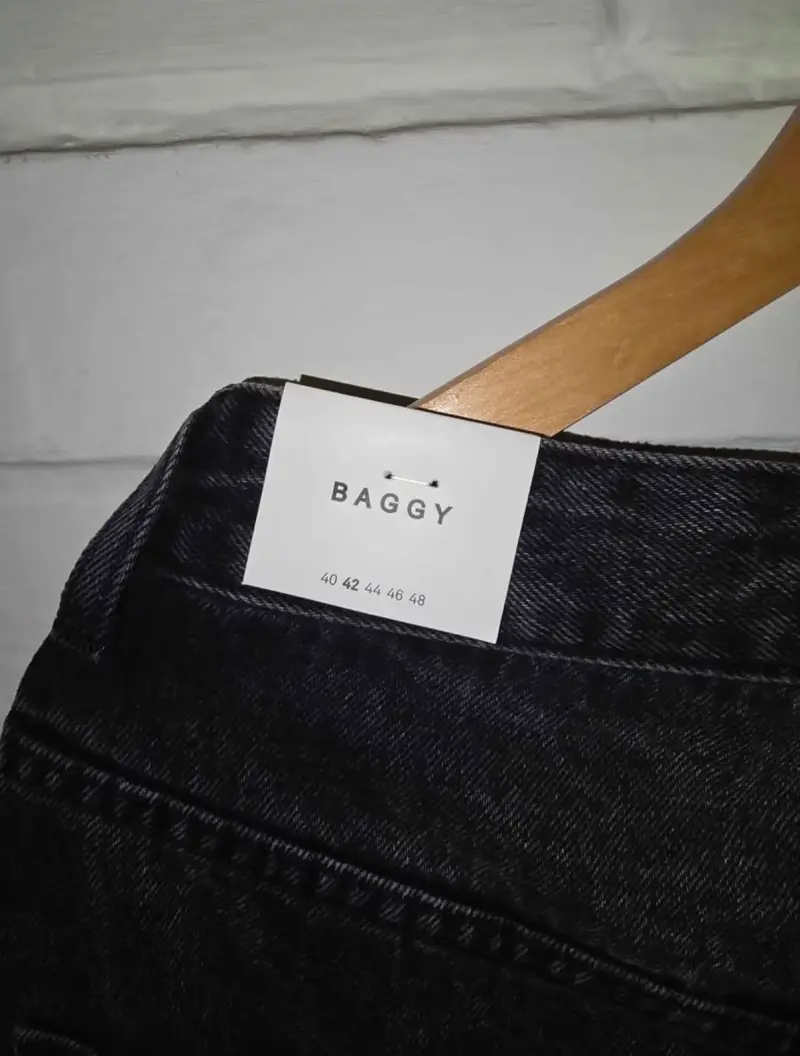 Jeans Baggy Negros Sioux Talla 42 - 3