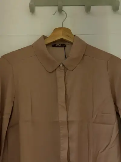 Blusa de mujer color palo tosa FBO italy - miniatura 2