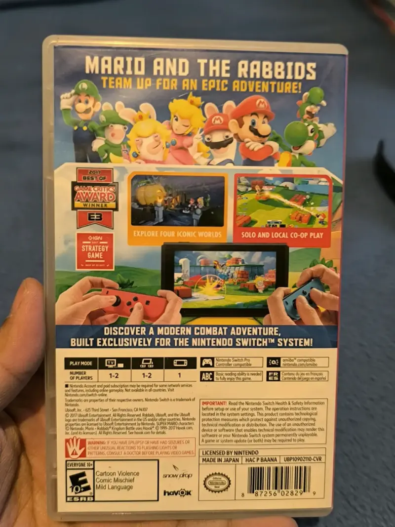 Juego Nintendo Switch Mario + Rabbids Kingdom Batt - 3