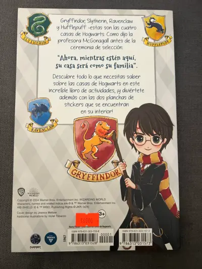Libro Harry Potter Casas de Hogwarts con Stickers - miniatura 2