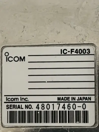 Radios Walkie Talkie Icom F4003 UHF  con Cargador - miniatura 5