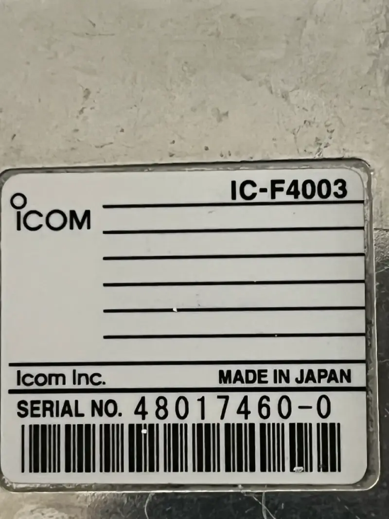 Radios Walkie Talkie Icom F4003 UHF con Cargador - 6