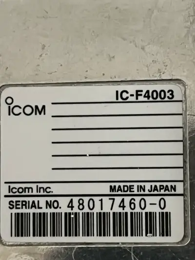 Radios Walkie Talkie Icom F4003 UHF  con Cargador - miniatura 6