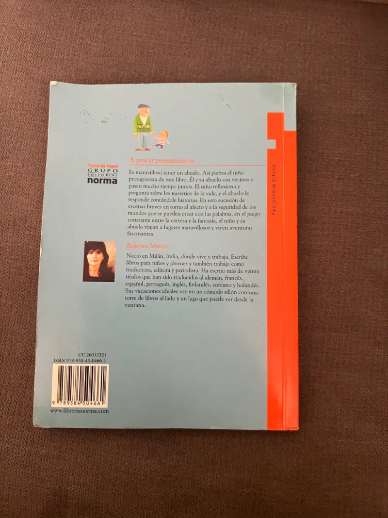 Libro 'A Pescar Pensamientos' de Beatrice Masini - 2