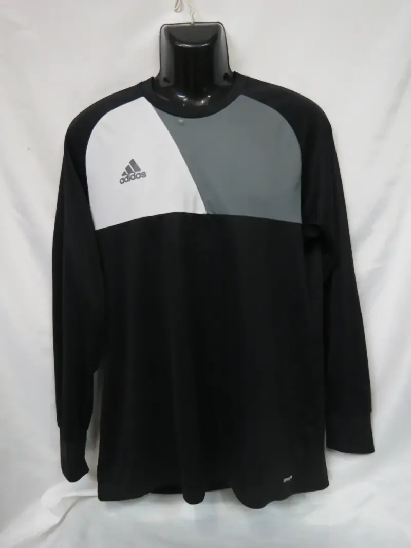 Polera deportiva Adidas negra talla L - 1