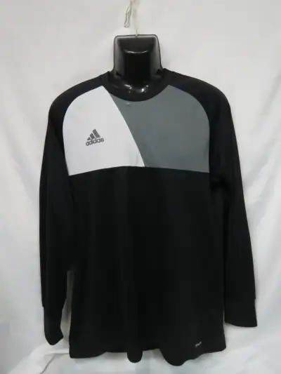 Polera deportiva Adidas negra talla L - miniatura 2