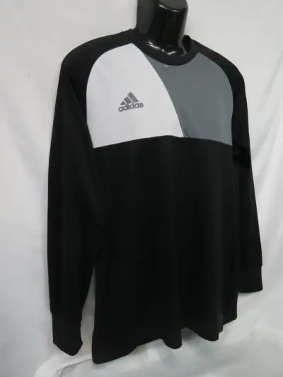 Polera deportiva Adidas negra talla L - miniatura 3