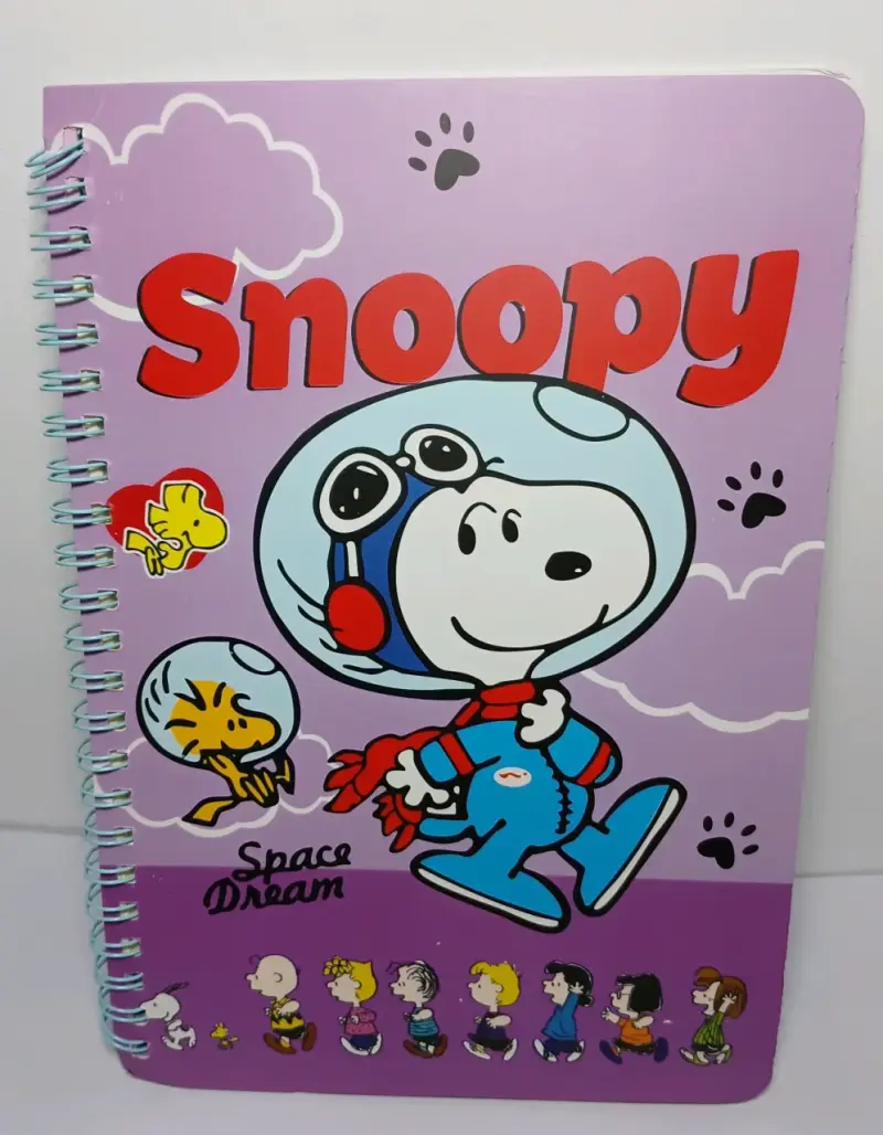Unidad Libreta espiral Snoopy diseño variado - 3