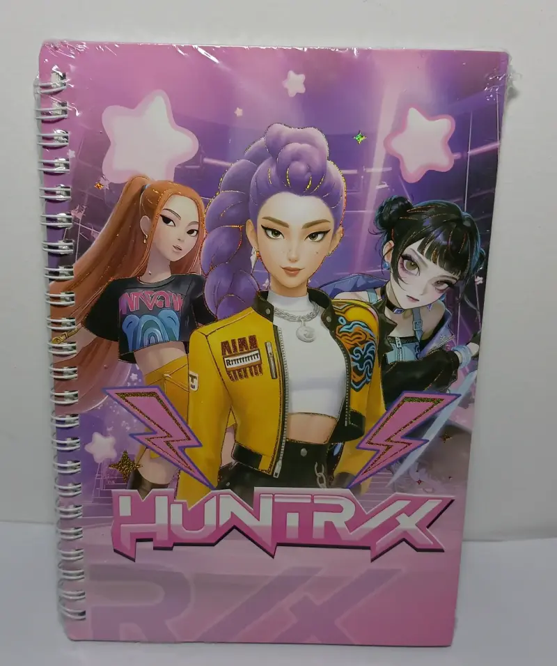 Unidad Libreta espiral Huntrix guerreras KPop - 2