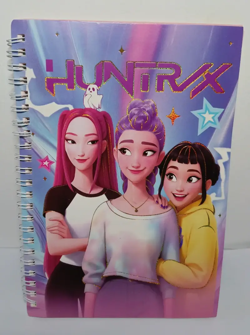 Unidad Libreta espiral Huntrix guerreras KPop - 3