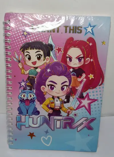 Unidad Libreta espiral Huntrix guerreras KPop - miniatura 4