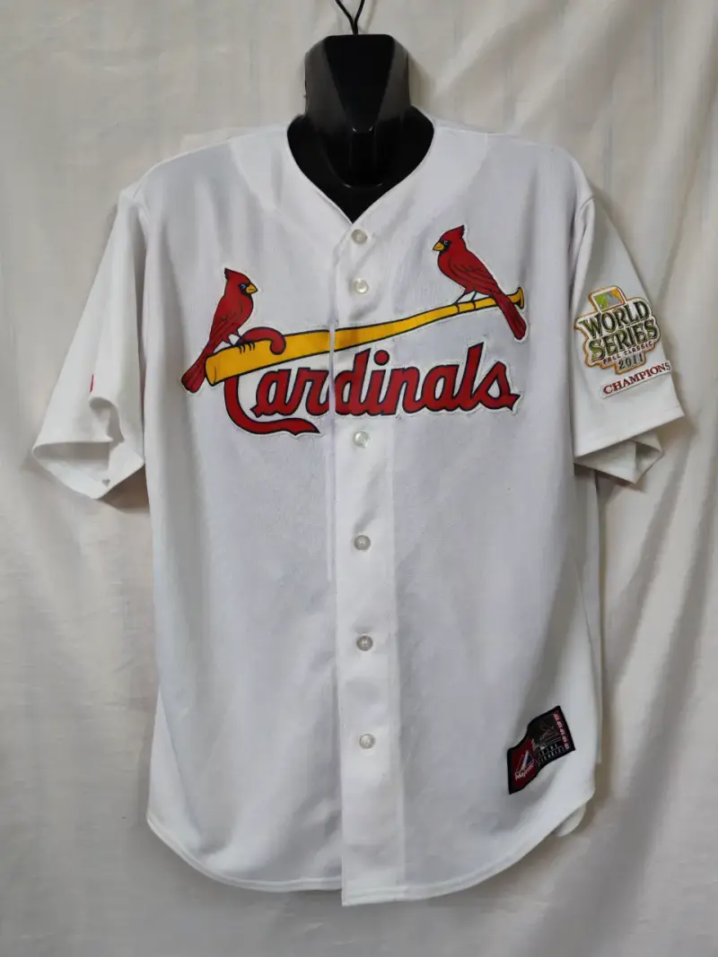 Camiseta de béisbol Cardinals Majestic 2011 - 1