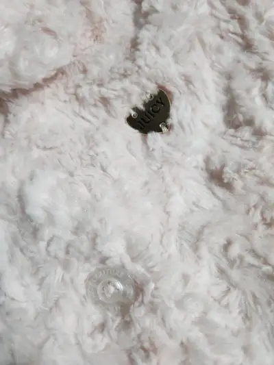 Abrigo de peluche rosa para niña Juicy Couture - miniatura 2