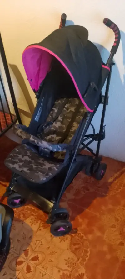 Coche de Paseo Plegable con Diseño Camuflaje - miniatura 1
