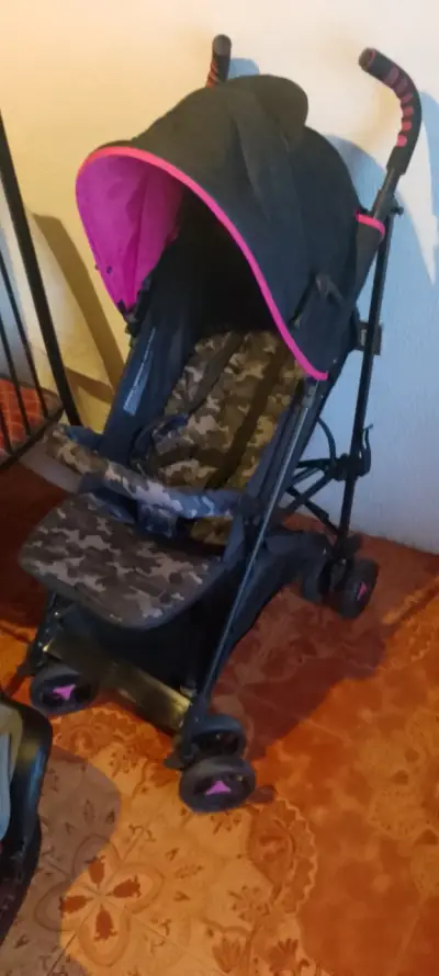 Coche de Paseo Plegable con Diseño Camuflaje - miniatura 2