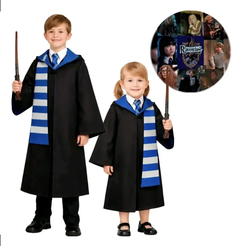 Disfraz de Ravenclaw Harry Potter.  Talla  M - 4