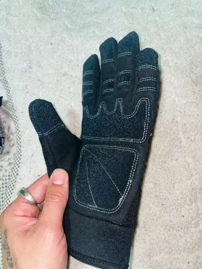 Guantes impermeables negros Ubermann - miniatura 2