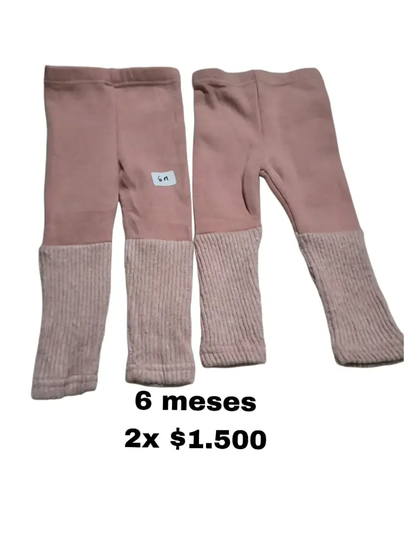 Pantalones a cuadros para niña talla 6 - 3