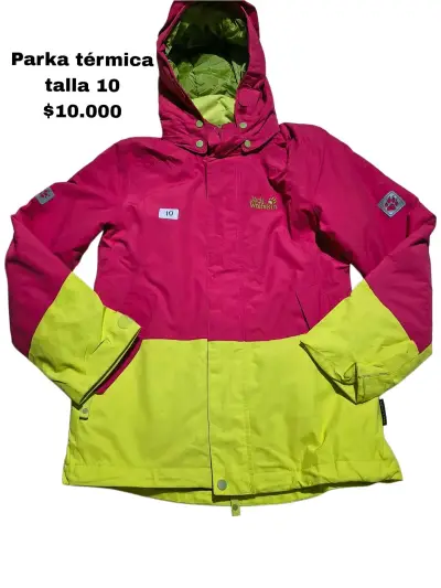 Parka térmica Jack Wolfskin talla 10 para niños - miniatura 1