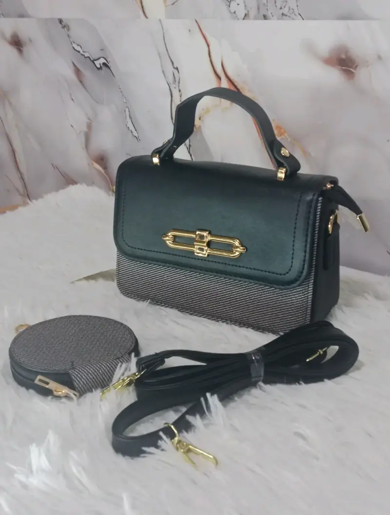Cartera de mano elegante con correa ajustable - 4
