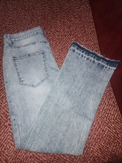Jeans flare azul talla XL - miniatura 1