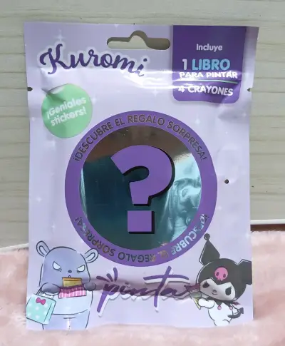 Set de Pintura Kuromi con Libro y Crayones - miniatura 1