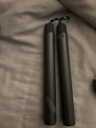 SSAHNG JEOL BONG de entrenamiento negro con cuerda - miniatura 2