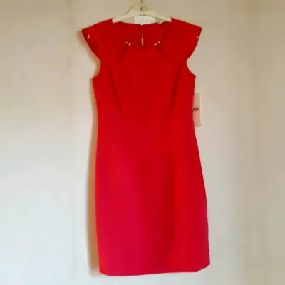 Vestido rojo elegante para mujer ASH - miniatura 1