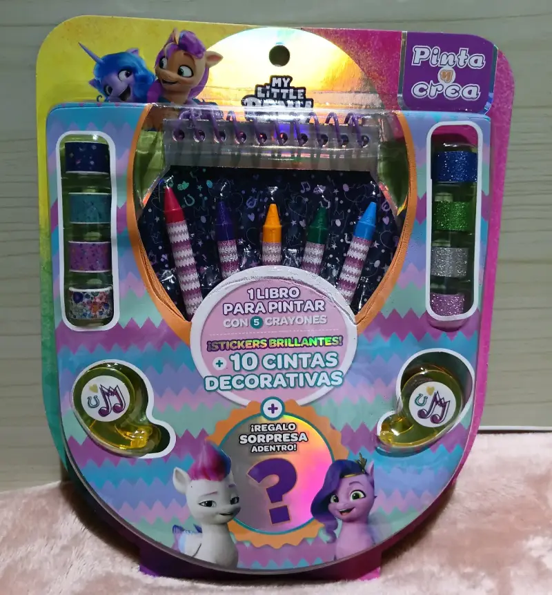 Set de Pintura My Little Pony  Crayones y Cintas