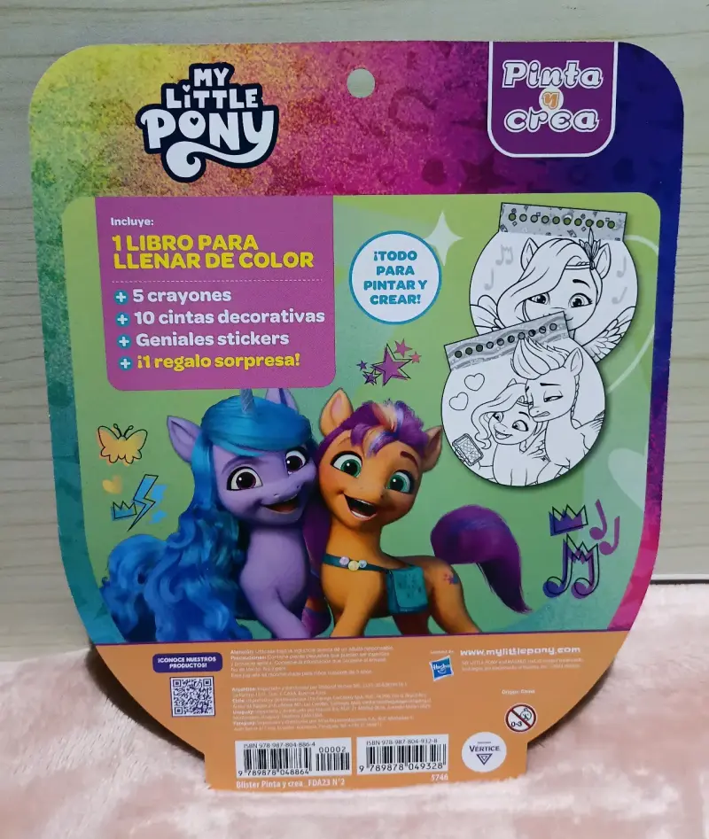 Set de Pintura My Little Pony Crayones y Cintas - 2