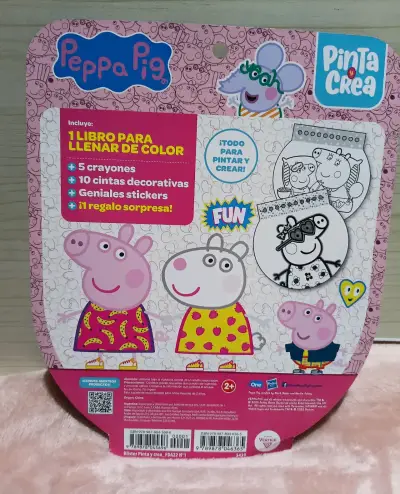 Set de Pintura Peppa Pig con Crayones y Stickers - miniatura 2