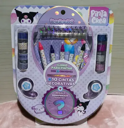 Set de Pintura Kuromi con Crayones y Cintas - miniatura 1