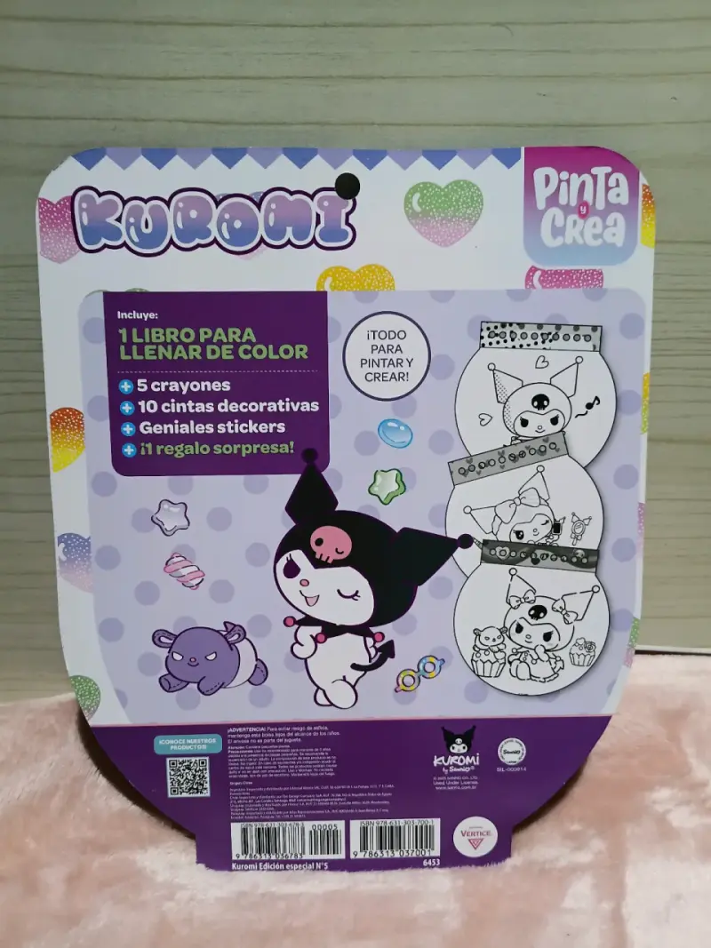 Set de Pintura Kuromi con Crayones y Cintas - 2