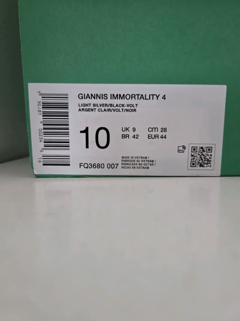 Zapatillas deportivas Nike Giannis grises y verdes - 5