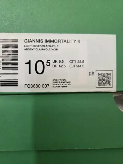 Zapatillas deportivas Nike Giannis grises y verdes - miniatura 6