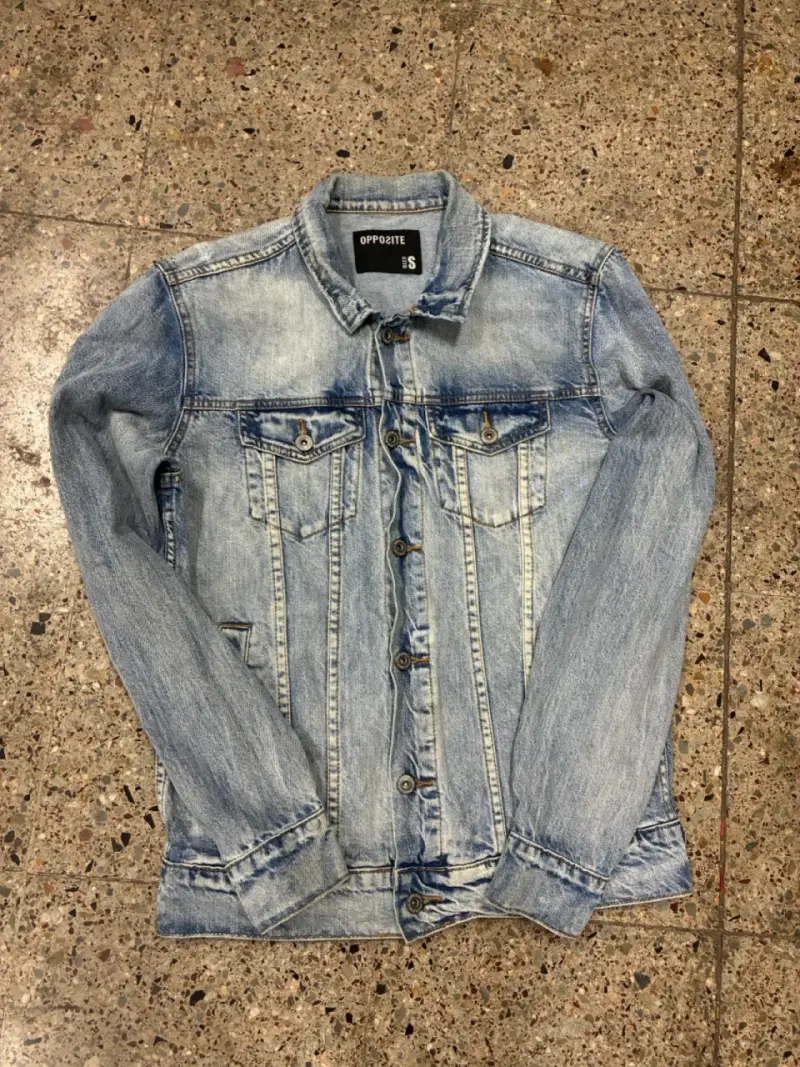 Chaqueta de mezclilla azul claro Opposite para hombre - 2