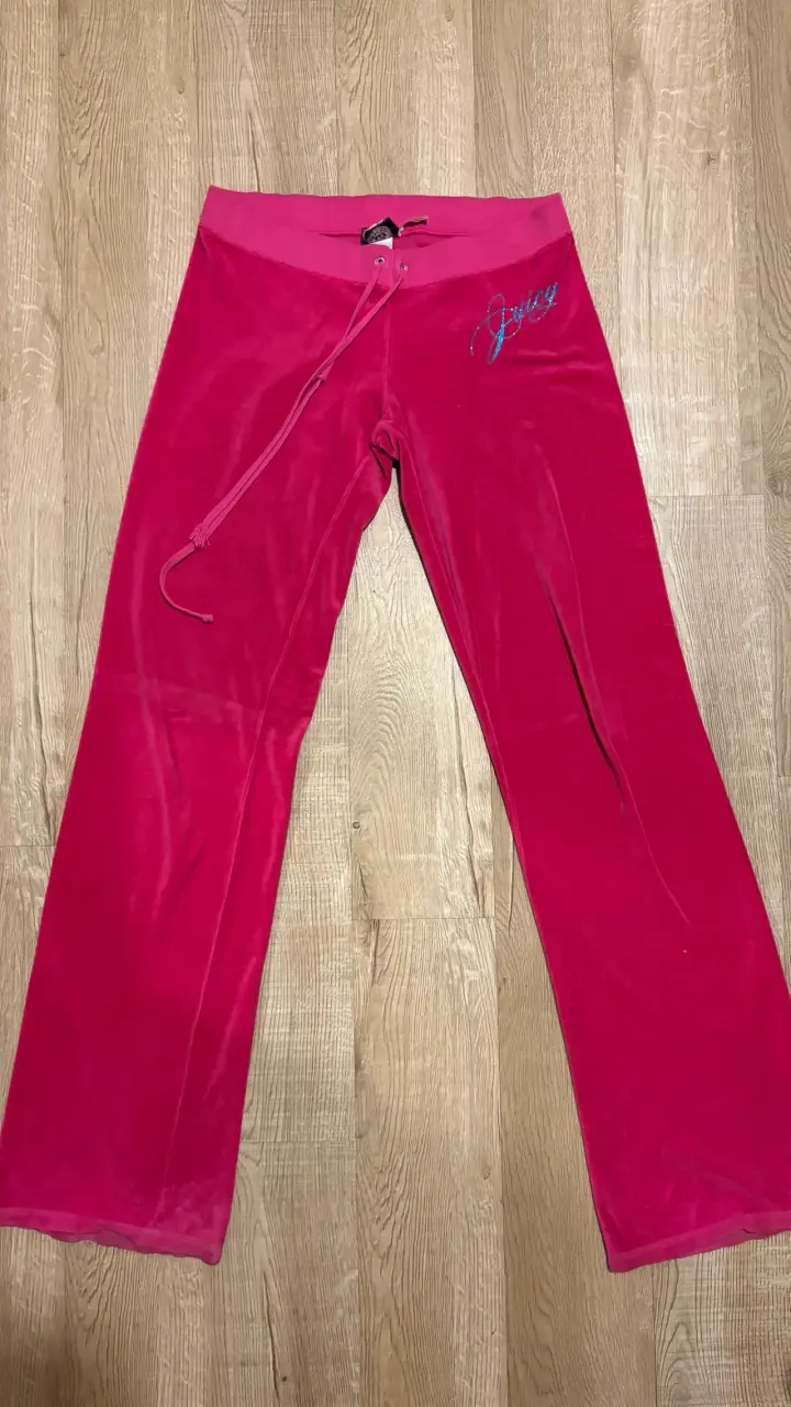 Pantalones de terciopelo rosa Juicy Couture - 3