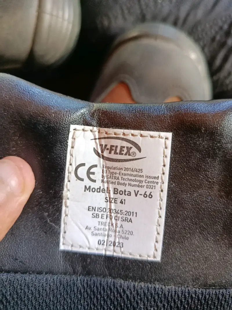 Botas de seguridad V-Flex marrones talla 41 - 3