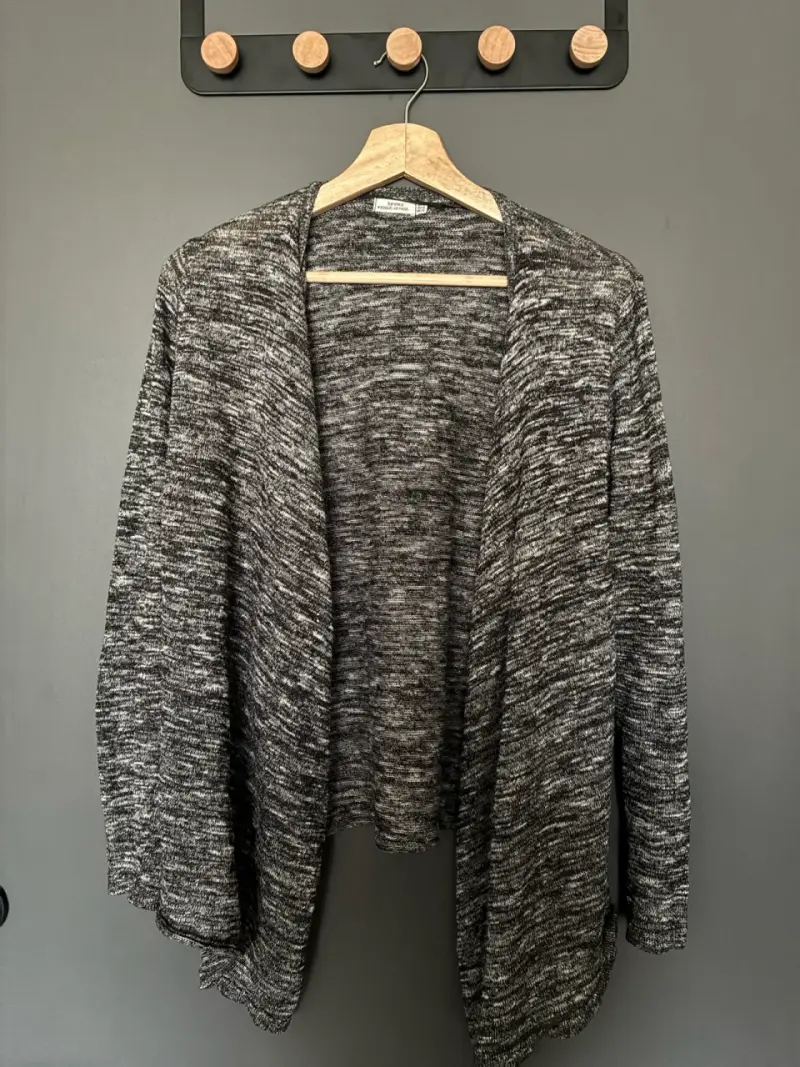 Tapado de punto jaspeado Bershka talla M - 2