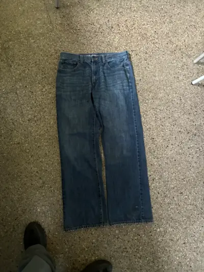 Jeans de mezclilla azul para hombre - miniatura 2