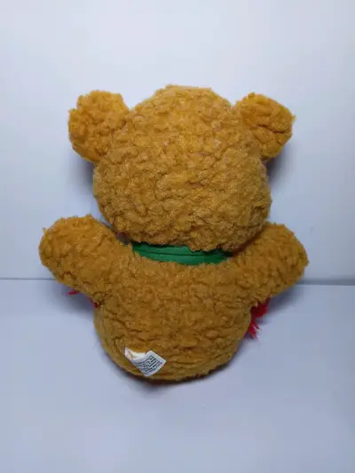 Peluche de oso marrón con bufanda verde - miniatura 2