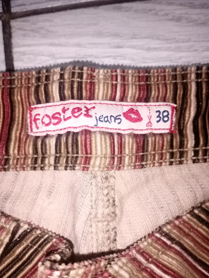 Pantalones acampanados a rayas Foster talla 38 - 2