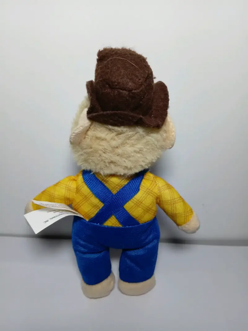 Peluche de oso con sombrero y overol - 2