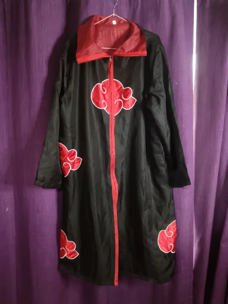 Capa cosplay Akatsuki negra y roja (XXL) - 1