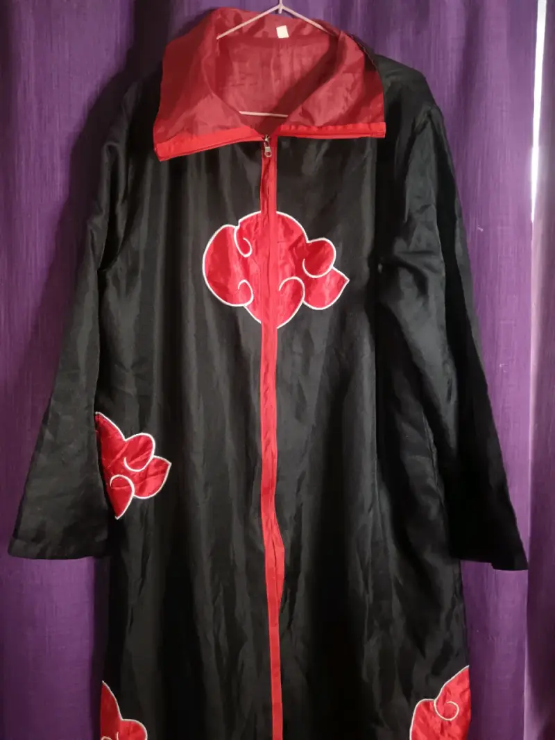 Capa cosplay Akatsuki negra y roja (XXL) - 2