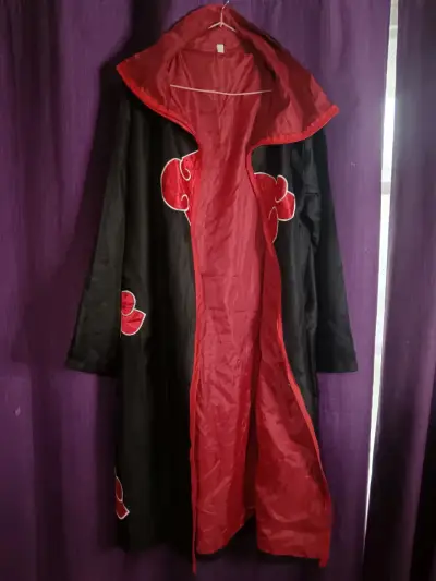 Capa cosplay Akatsuki negra y roja (XXL) - miniatura 3