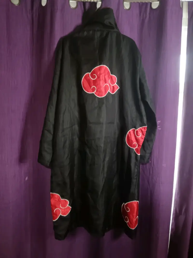 Capa cosplay Akatsuki negra y roja (XXL) - 4